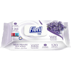 FIBRIL Vlažilni robčki 120kos Lavander