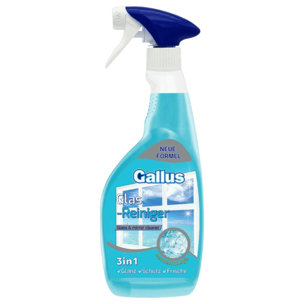 GALLUS sprej 750ml Čistilo za steklo modro