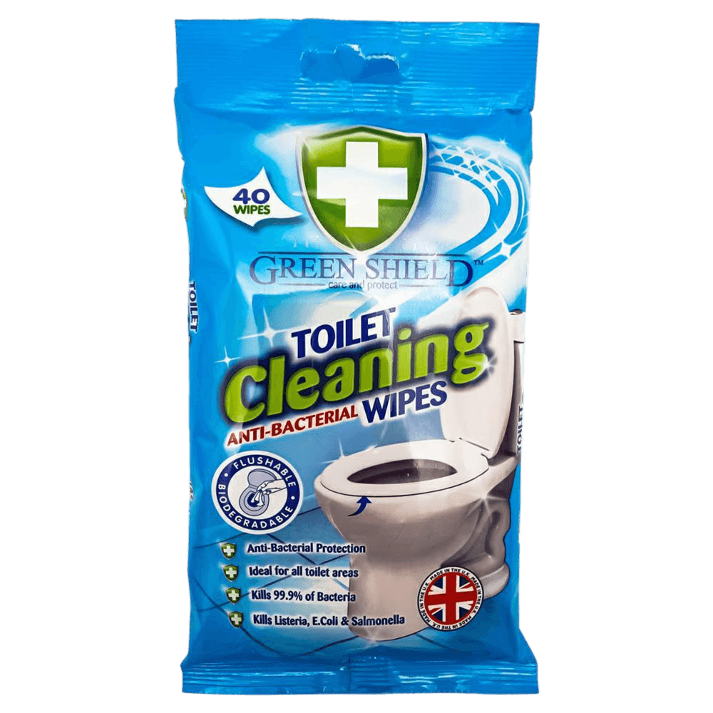 GREEN SHIELD Čistilni robčki 40kos Toilet Cleaning