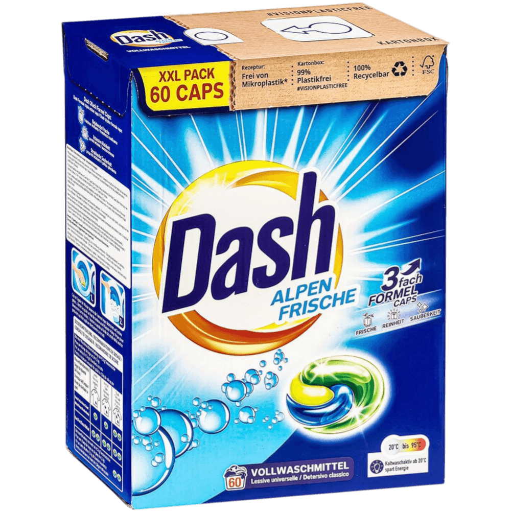 DASH kapsule za pranje 60kom Alpen Frische