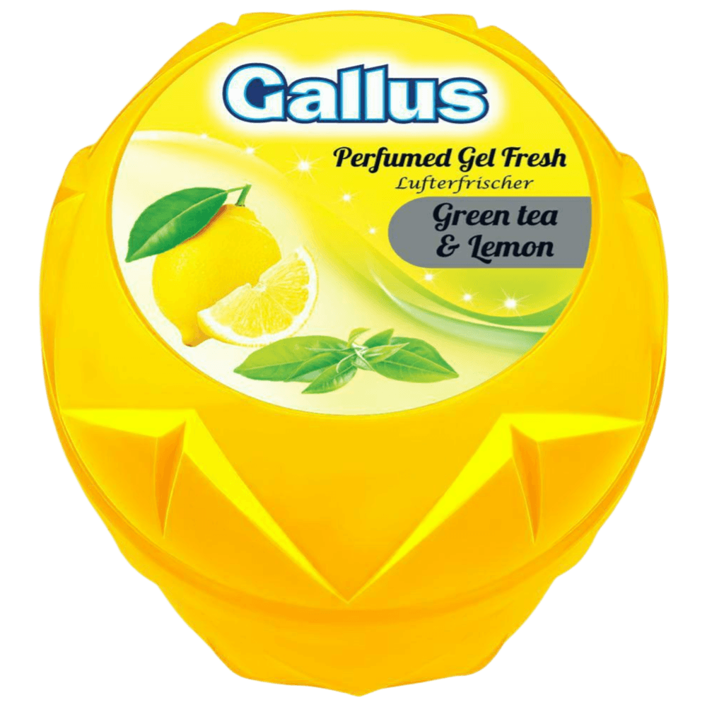 GALLUS osvežilec zraka v gelu 150g Green Tea & Lemon