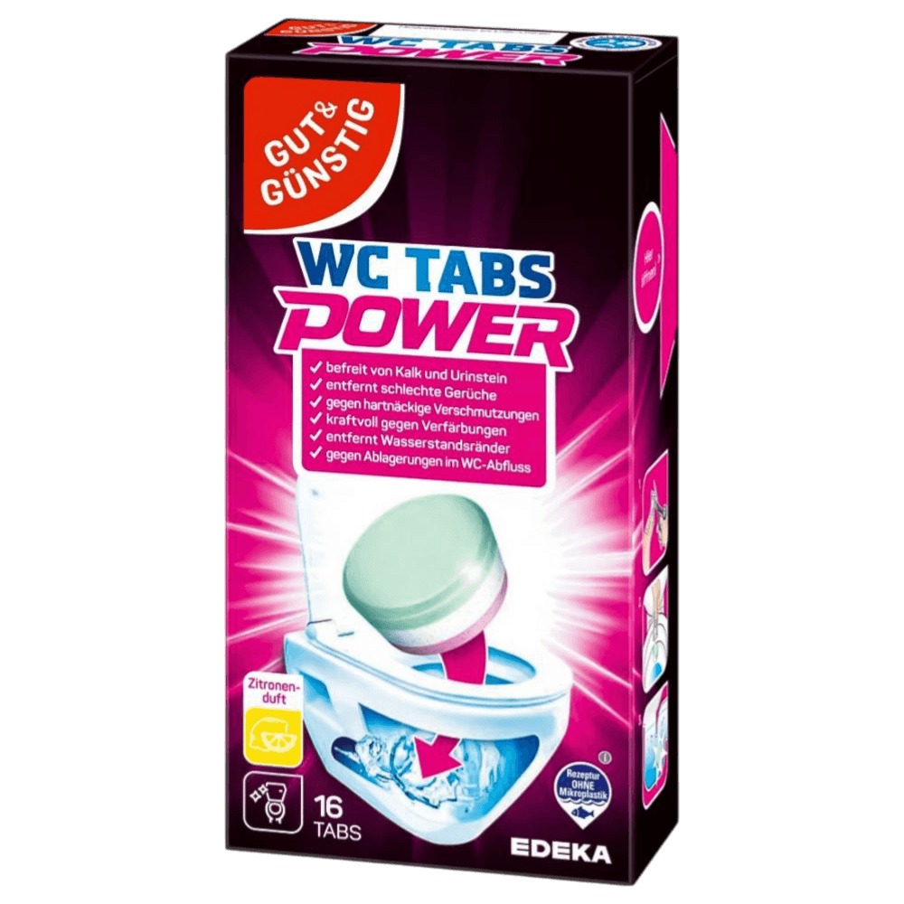 G&G čistilo za WC v tabletah 16kos (400g) Lemon
