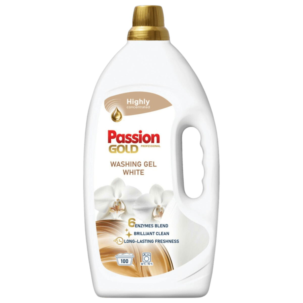 PASSION GOLD Professional gel za 100 pranj 4L White