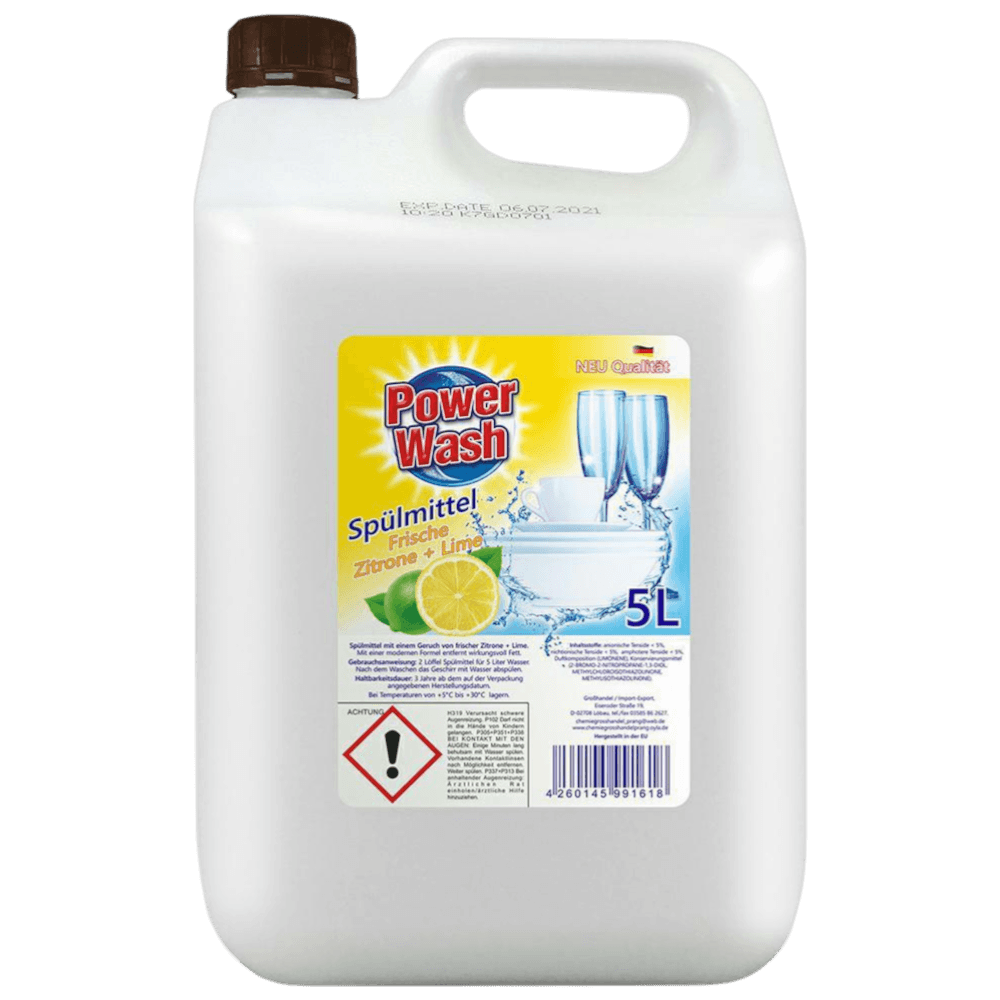 POWER WASH pomivalno sredstvo 5L Citron