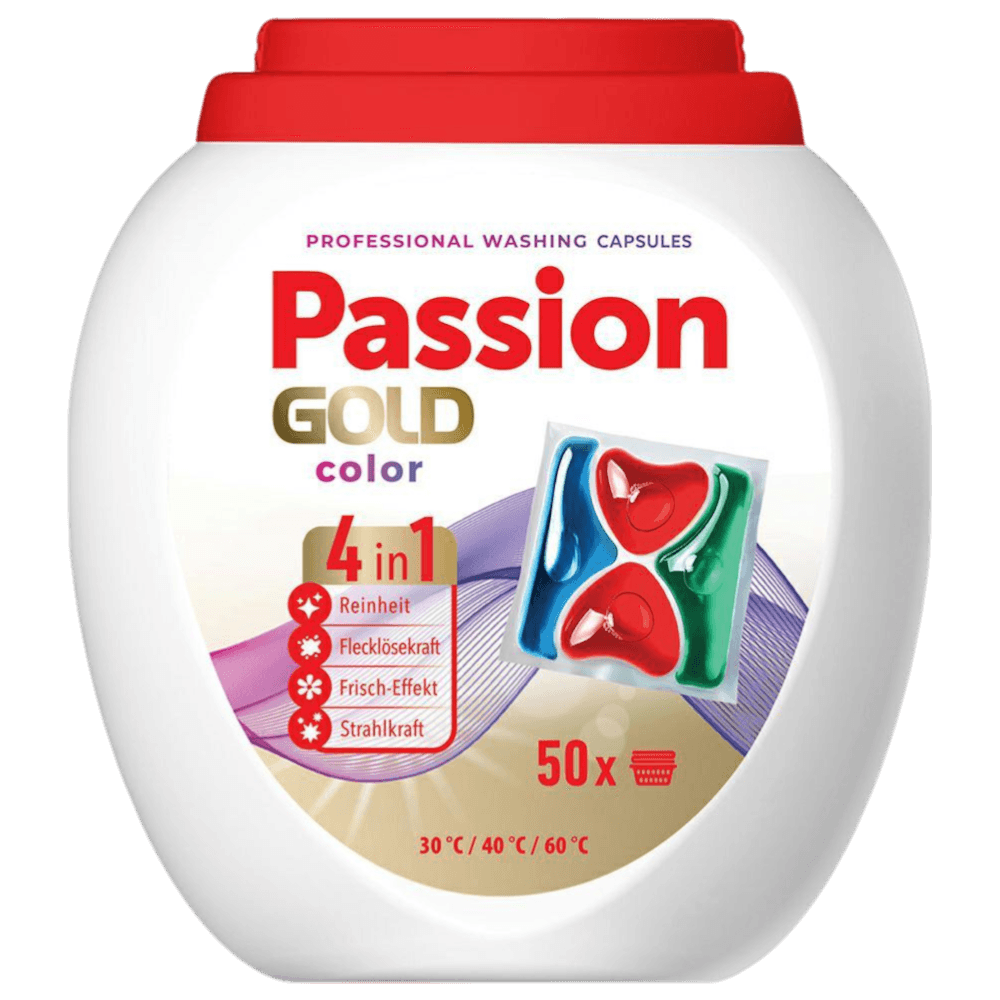 PASSION GOLD 4v1 Professional kapsule za pranje perila 50kom Color