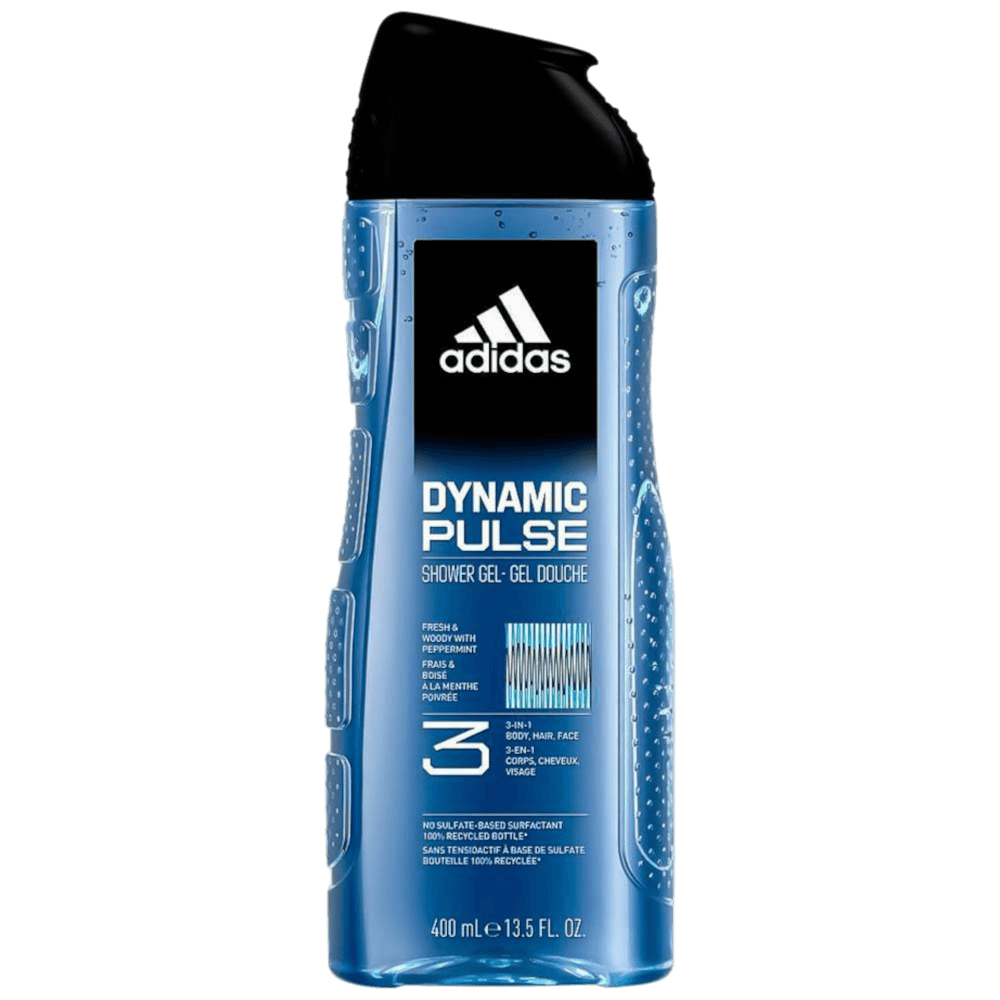 ADIDAS 3v1 gel za tuširanje 400ml Dynamic Pulse Men