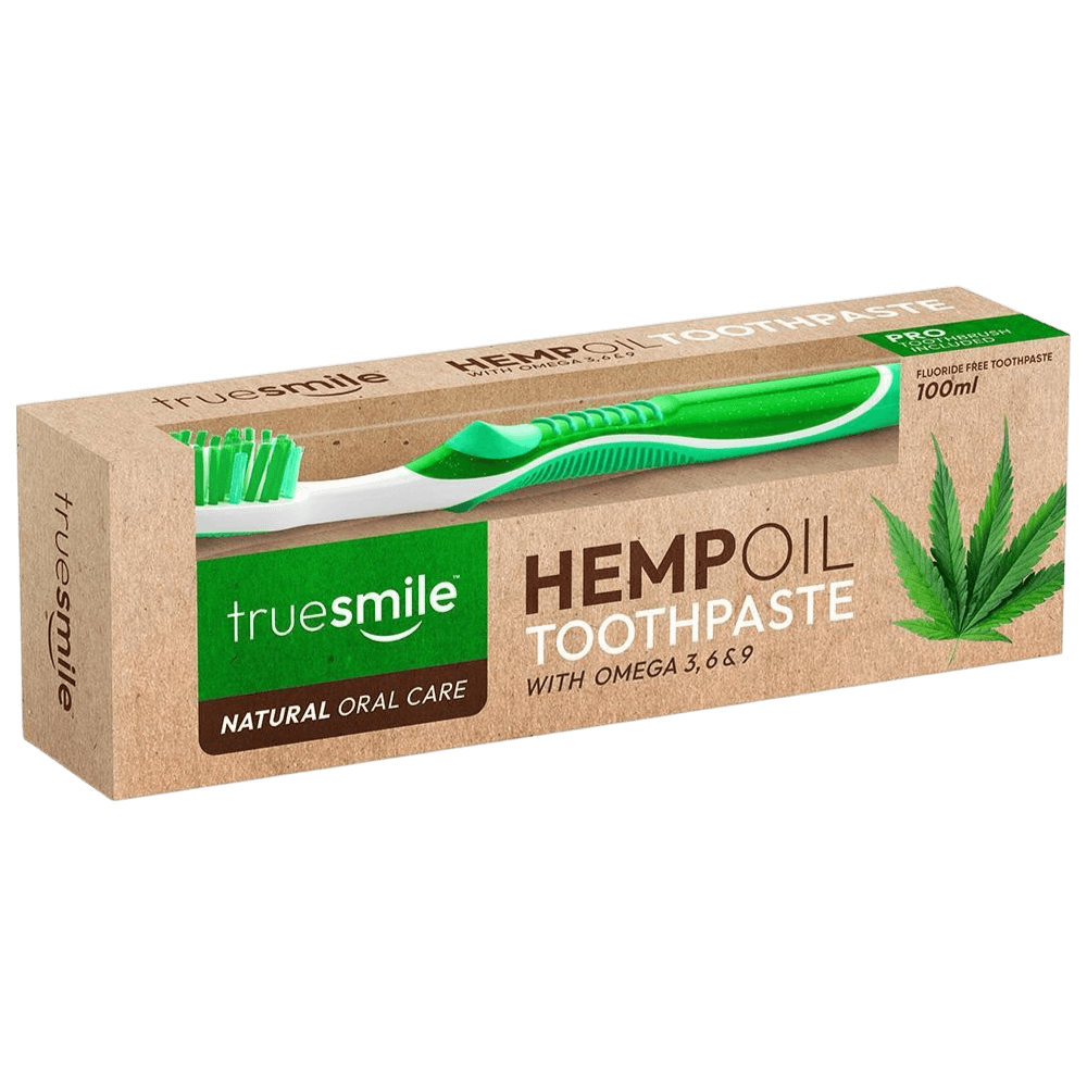 TRUESMILE Zobna pasta 100ml Hempoil + Ščetka